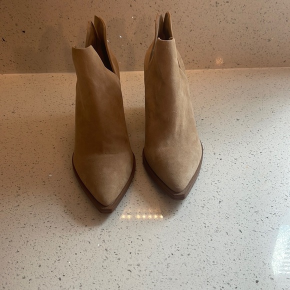 Shoes - Vince Camuto camel booties